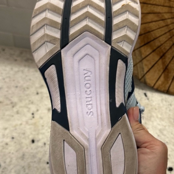 Women’s Saucony PWRRUN Running Shoes Powder Blue Size 10 - Picture 7 of 8